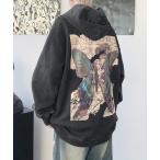 パーカー 「FVLMEN」butterfly back print pullover parka/バタフライ バックプリント プルオーバー パーカー