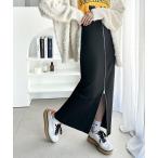 ショッピングスカート スカート 「mily bilet」魅力的なシルエット！フルジップIラインスカート