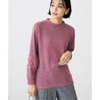 tシャツ モチーフレース使いふんわりプルオーバー レディース