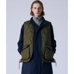 ダウンベスト ベスト TAION/タイオン MILITARY W-ZIP LACE UP V NECK DOWN VEST ダウンベスト メンズ レデ