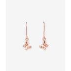 ピアス K10 ピンクゴールド バタフライ フック ピアス ESTELLE/エステール レディース