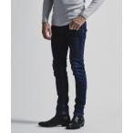 ジーンズ オリジナルバンダナ付き ハイパーストレッチ スキニーデニム メンズ