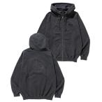 パーカー PIGMENT DYED EMBOSS LOGO ZIP HOODED SWEAT メンズ レディース