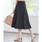 スカート ウール調フレアスカート