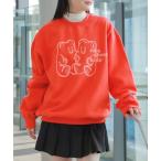 tシャツ 「UNISEX」niceghostclub／グミベアロゴプルオーバー(裏起毛)/ナイスゴーストクラブ/スウェット/2984107 レディース