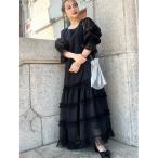 ワンピース 「結婚式/オケージョン」tulle layered op