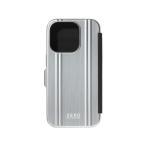 モバイルケース (iPhone15Pro) UNiCASE/ZERO HALLIBURTON Hybrid Shockproof Flip Case