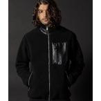 ブルゾン アウター シープボアスタンドカラーブルゾン メンズ