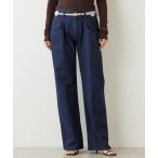 パンツ デニム ジーンズ ポケットデニムパンツ2 レディース