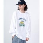 tシャツ Tシャツ メンズ LUMBER プリントロングTシャツ