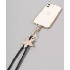 Pisoraro グリッタースター スマホストラップショルダー