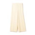 パンツ ストレッチボタニー ワイドパンツ レディース