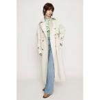 コート チェスターコート LAYERED FLAP BELTED COAT レイヤード フラップ ベルテッド コート レディース