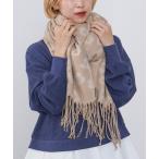 ストール マフラー レオパード柄ジャカード ストール レディース