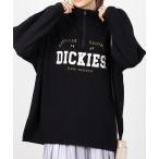 スウェット レディース Dickies ディッキーズ 裏起毛ハーフジップチュニック