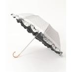 ショッピング折りたたみ日傘 折りたたみ傘 晴雨兼用折りたたみ日傘　little Pipi Frill レディース