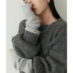 アームカバー シャギーロングアームカバー レディース