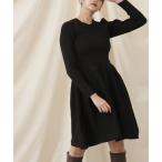 ワンピース コウチクニットミニワンピース