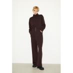 オールインワン レディース THROW FRONT ZIP PONTE JUMPSUITS フロント ジップ ポンチ ジャンプスーツ