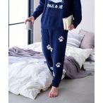  пижама [PAUL&JOE] Random кошка пара следы Jaguar do длинные брюки мужской 