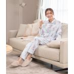 パジャマ ルームウェア 「mila schon」中空糸ネルプリント　パジャマ レディース