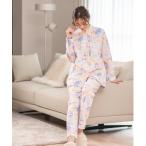 パジャマ ルームウェア 「mila schon」ニットキルトプリント　パジャマ レディース