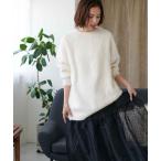 カーディガン フォックスカシミヤ前後2wayルーズカーデニット レディース