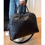 ボストンバッグ 「2WAY/3WAY」大容量レザータッチビッグサイズボストンバッグ/トラベルバッグ/ショルダーバッグ レディース メンズ