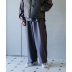 パンツ 「WEB限定」ダブルクロス2タックワイドパンツ メンズ