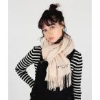 マフラー ストール ウールカシミヤ混ストール レディース