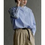 ブラウス シャツ 「１枚持っておきたい、頼りになる万能シャツ」 バンドカラー ベーシックシャツ レディース