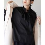 ブラウス シャツ フリルブラウス フリルカラー ギャザーブラウス レディース