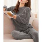 パジャマ ルームウェア ボアセットアップパジャマ レディース