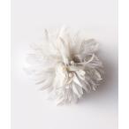 ブローチ フェザーリッチ コサージュ レディース