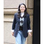 ジャケット テーラードジャケット オンラインストア限定コンバットウール　段返り３釦ブレザー　Madison メンズ レディース