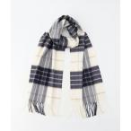 ストール マフラー 「Johnstons of Elgin / ジョンストンズ オブ エルガン」中判タータンチェック/カシミヤプレーンストール レディ