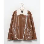 [PAMEO POSE] мутоновое пальто FREE Brown женский 