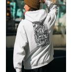 パーカー メンズ DT Dressen1 HOODIE SWEAT PARKA/DOGTOWN(ドッグタウン)バックプリント裏起毛プルオーバーパーカー