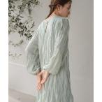 ワンピース イレヘムレイヤードプリーツワンピース