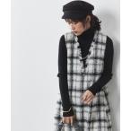 ジャンパースカート 「大きいサイズ」チェック深Vネックジャンパースカート シックスタイル