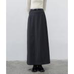 スカート 「tageechita」バックスリットマキシタイトスカート