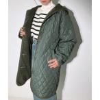 コート アウター 裏ボアキルティングフードコート レディース