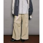 カーゴパンツ Leather Cargo Pants/レザーカーゴパンツ「MAISON SPECIAL/メゾンスペシャル」 レディース