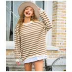 トレーナー スウェット ボーダー レ