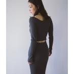 ワンピース 2WAYリブニットワンピース