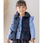 ダウンベスト ダウン 「店舗限定」ふんわり中綿リボンベスト(95~150cm) キッズ