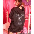 パーカー 「Sanrio/サンリオキャラクターズ」クロミレースアップパーカーワンピース レディース