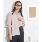 ブラウス シャツ ギャザーワイドシャツ レディース