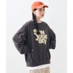 トレーナー スウェット ボールド レターズ スウェット/ロゴスウェット レディース