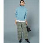 ニット セーター 「飯豊まりえさん着用・Oggi12月号掲載」ウールカシミヤミックス ロールネック ニット レディース